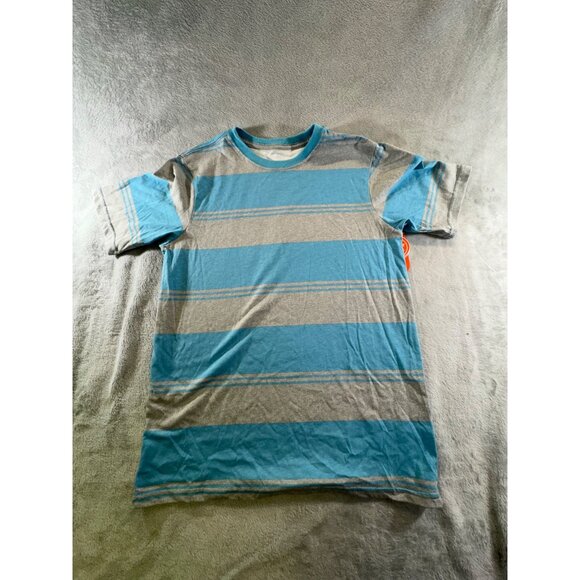 Wonder Nation shirt Boys XXL/2XG (18) Blue & Gray Striped T-Shirt NWT - Picture 1 of 5
